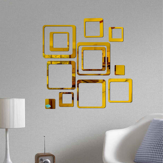 3D Acrylic Mirror Wall Sticker Decoration