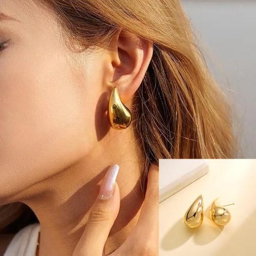 GlamDrop Gold Earrings (Trending!)