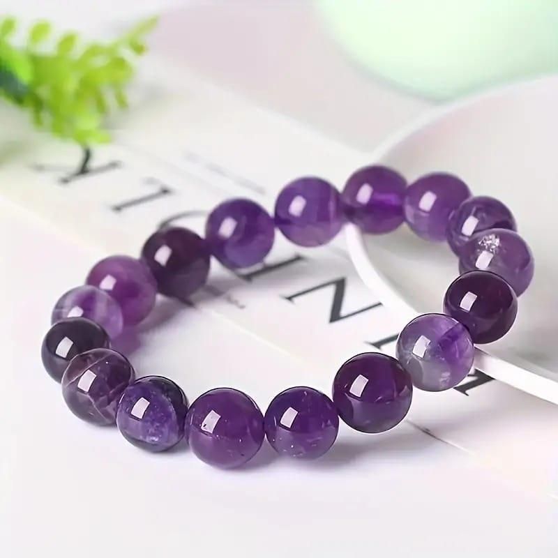 Stretchable Handmade Natural Crystal Stone Bracelet(Pack Of 2)